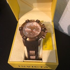 Invicta Reserve 80364 Rose Gold Swiss Quartz Watch